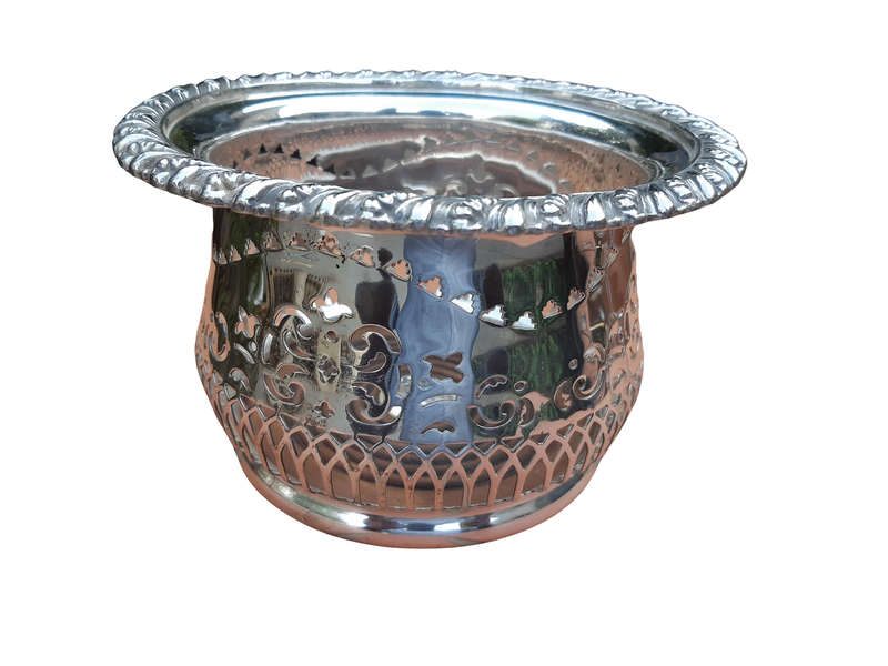 19th Century Silver Plate Wine Coaster