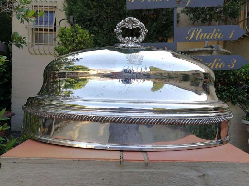 A Victorian Epns Food Dome