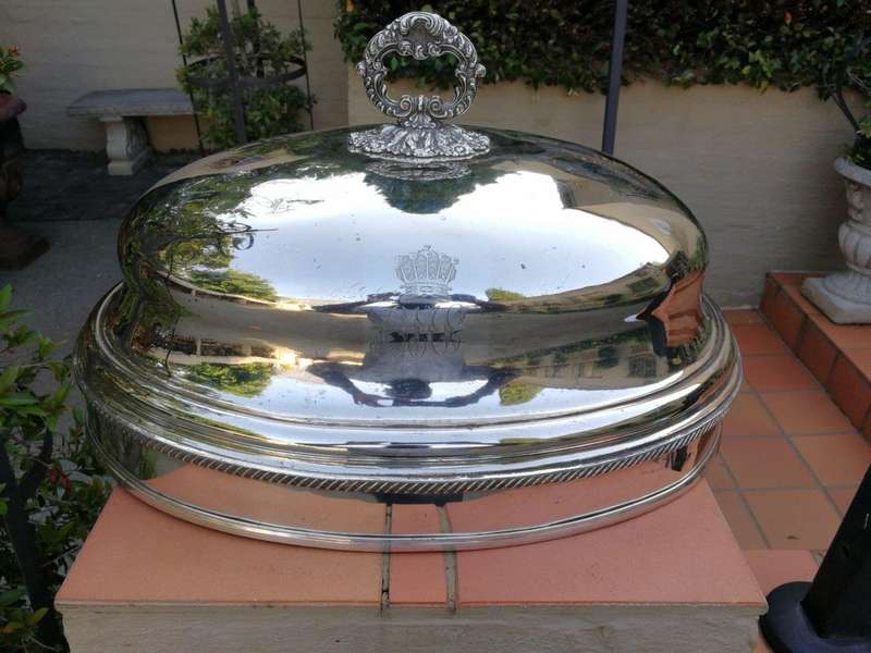 A Victorian Epns Food Dome