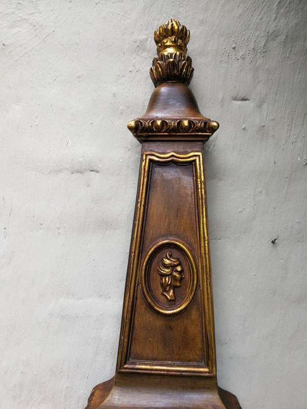 Massive Carved Heavy Giltwood Barometer. 1200cmh Made In Western Germany  From An Estate Sale In...