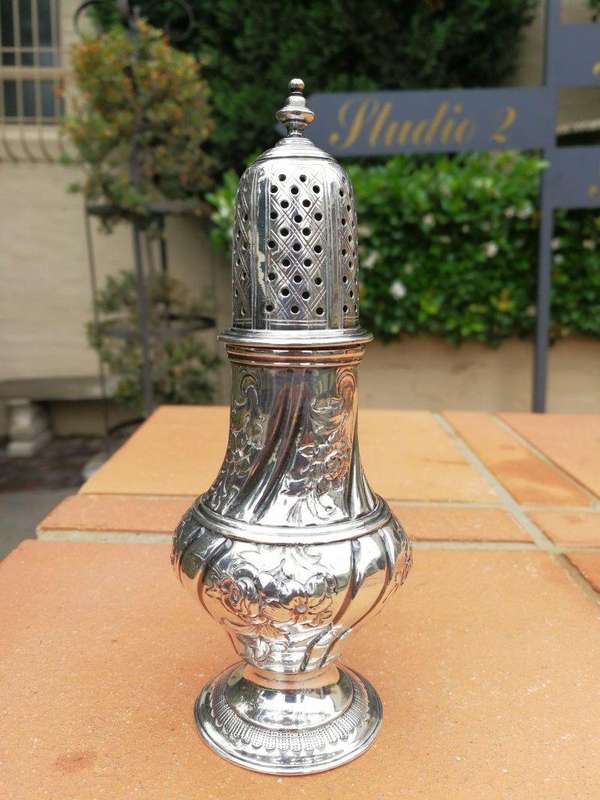 A Silver Castor Shaker By Albert Ernest Jones, London 1938