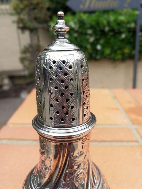 A Silver Castor Shaker By Albert Ernest Jones, London 1938