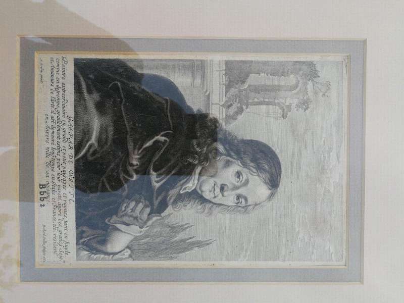 A Set Of 8 Framed Portraits Of Flemish Painters, Engravers And Architects