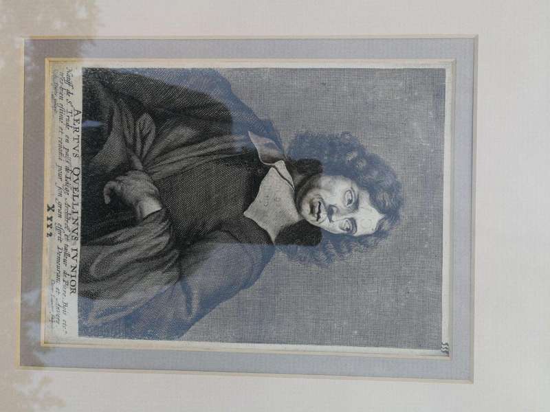 A Set Of 8 Framed Portraits Of Flemish Painters, Engravers And Architects