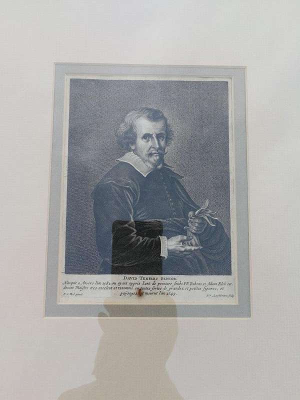 A Set Of 8 Framed Portraits Of Flemish Painters, Engravers And Architects