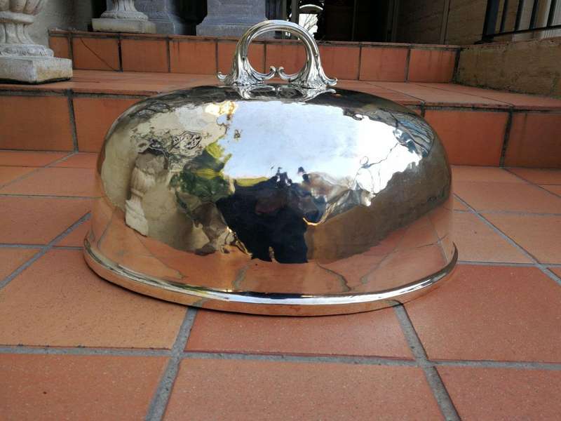 Victorian Silver Plated Food Dome