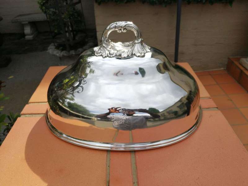 A Silver Plate Food Dome