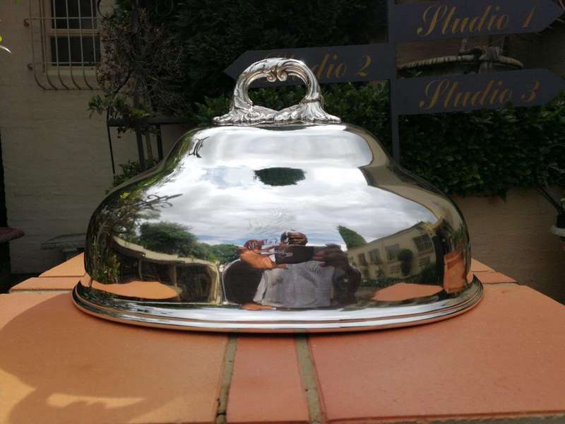 A Silver Plate Food Dome
