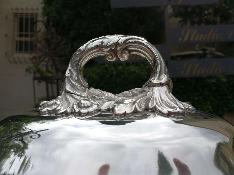 A Silver Plate Food Dome