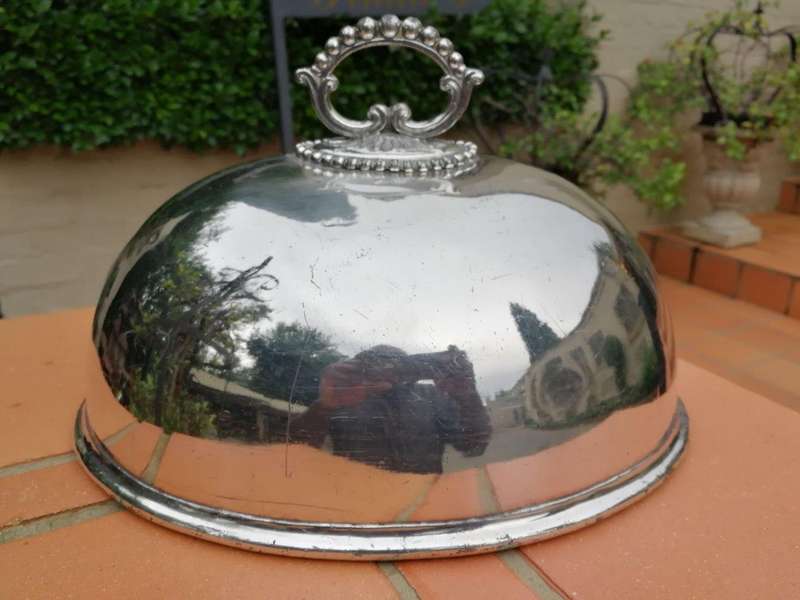 A Silverplate Food Dome ND