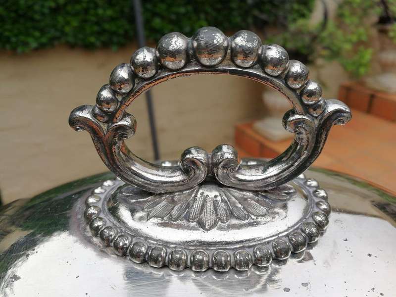 A Silverplate Food Dome ND