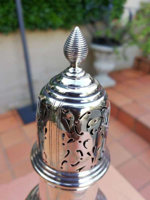 A Silver Sugar Caster