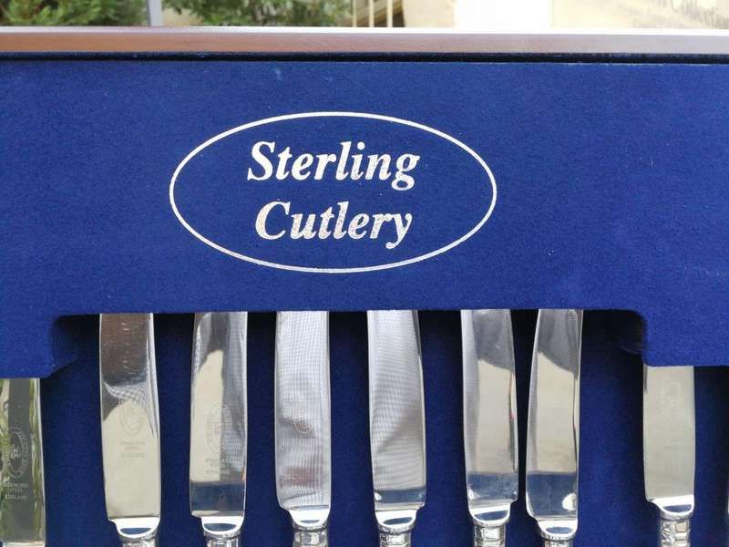 Atkinson Brothers, Sheffield Kings-Pattern 6 Place Cutlery Set In Original Canteen (6 Place)