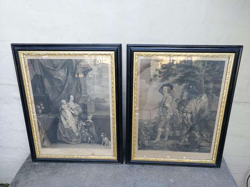 A Pair of 18th Century French Engravings Dated 1782