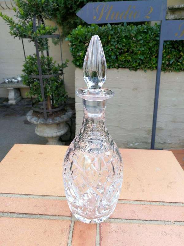 A Pair Of Cut Glass Decanters