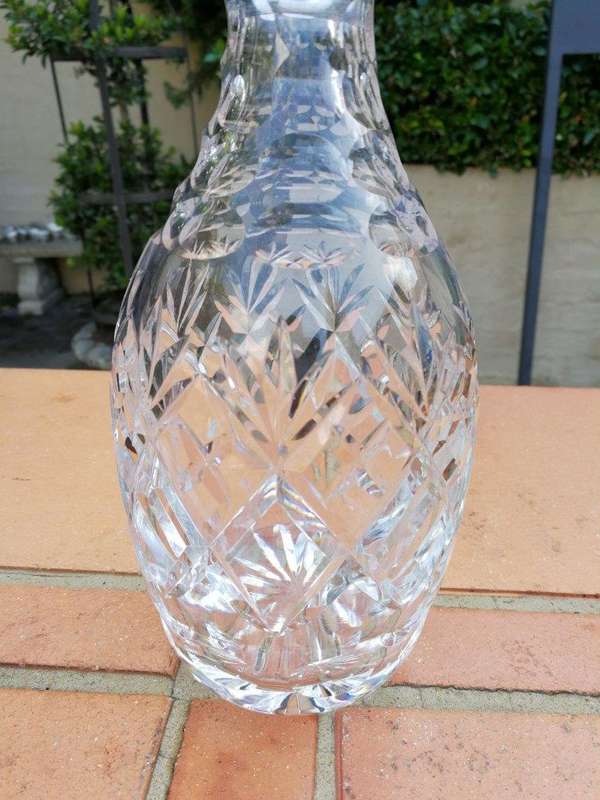 A Pair Of Cut Glass Decanters