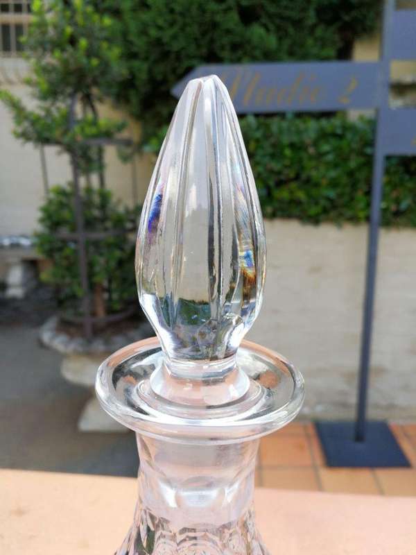 A Pair Of Cut Glass Decanters