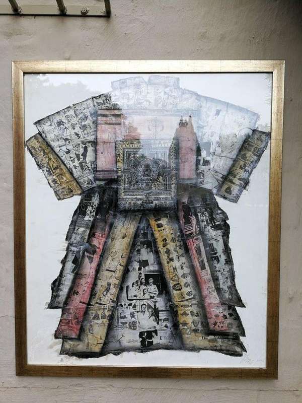 The Wedding Collage With Ink By Lyndi Sales Signed