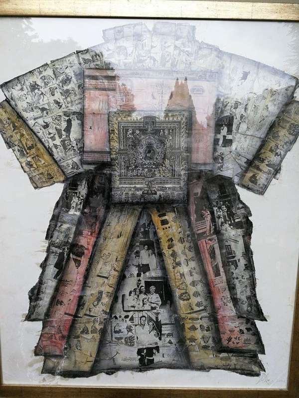 The Wedding Collage With Ink By Lyndi Sales Signed