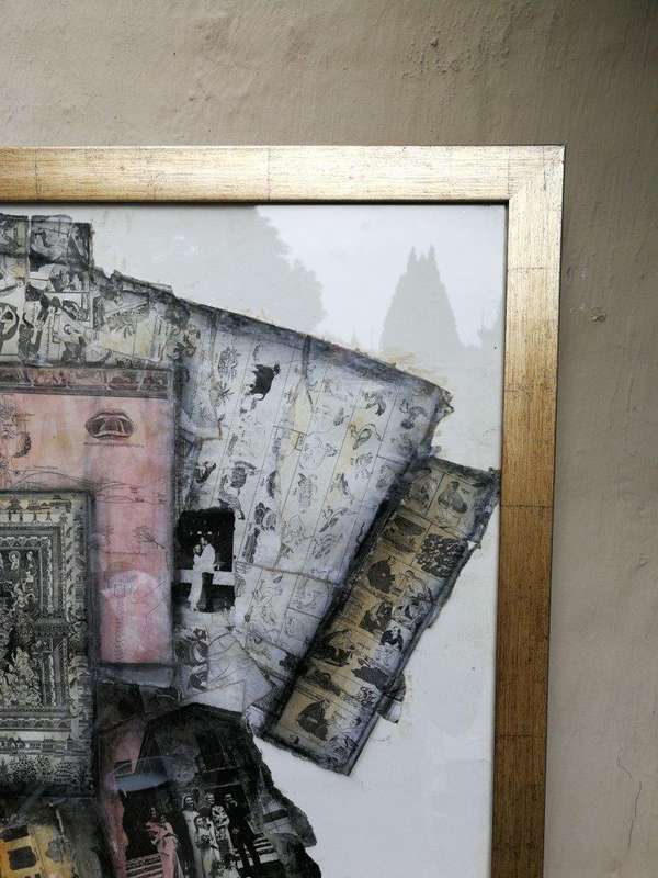 The Wedding Collage With Ink By Lyndi Sales Signed