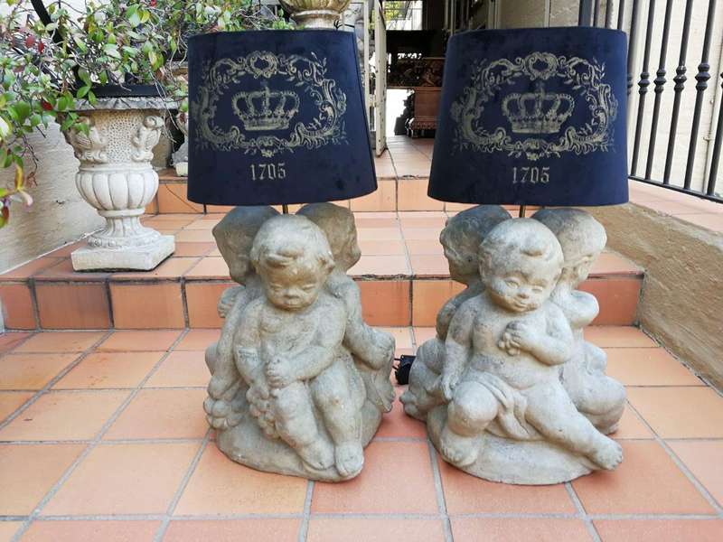 A Black and Gold Crown Hand-made Lampshade  (per shade, excludes lamp)