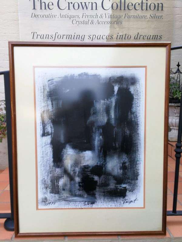 A Set of Two Acrylic on Paper Diptych, Storm