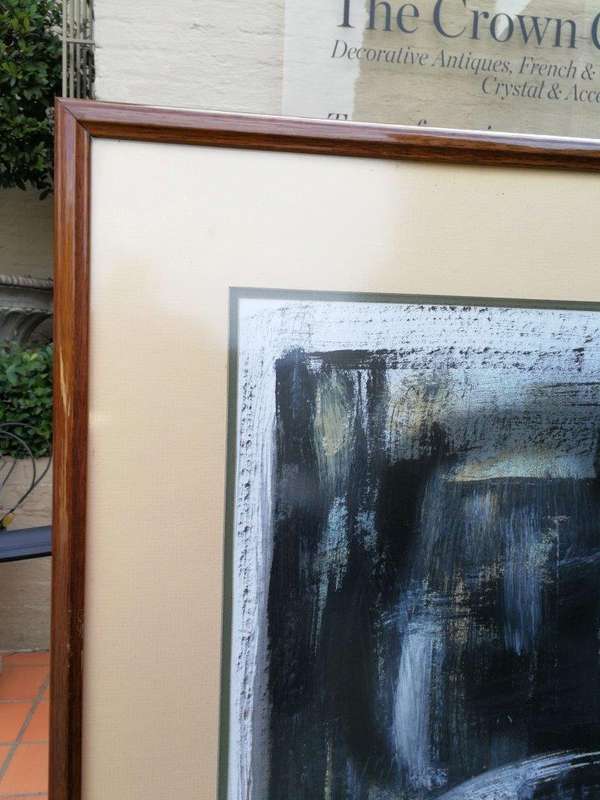 A Set of Two Acrylic on Paper Diptych, Storm