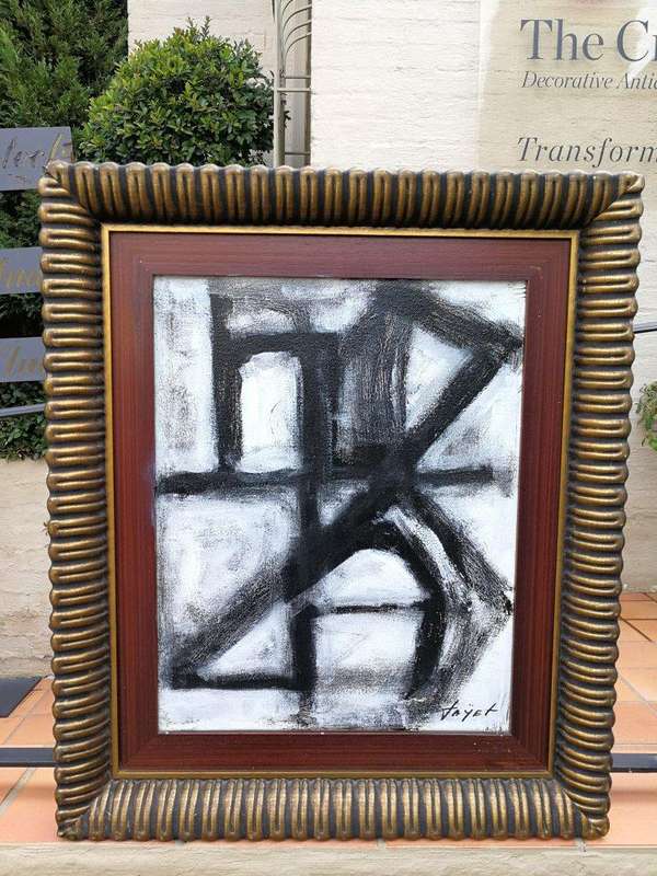An Abstract Composition Oil on Canvas  