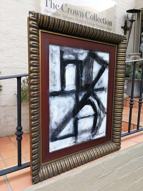 An Abstract Composition Oil on Canvas  