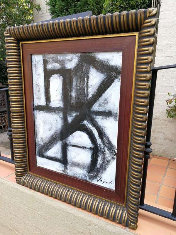 An Abstract Composition Oil on Canvas  