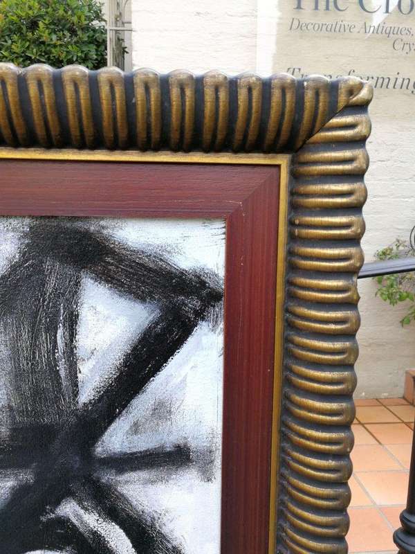 An Abstract Composition Oil on Canvas  