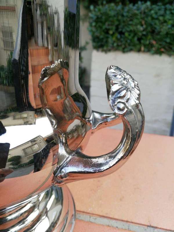 A Georgian Style Silver Plated Champagne Cooler