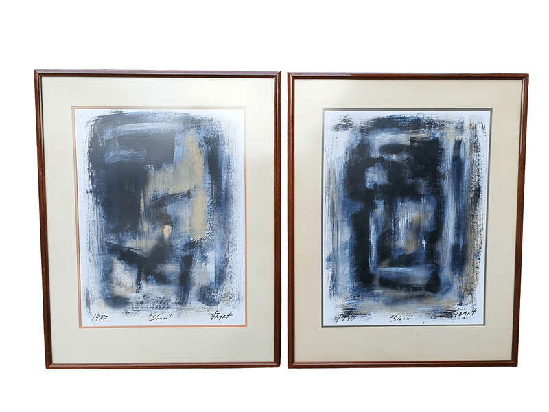 A Diptych Intitled Storm, Dated 1977 ND
