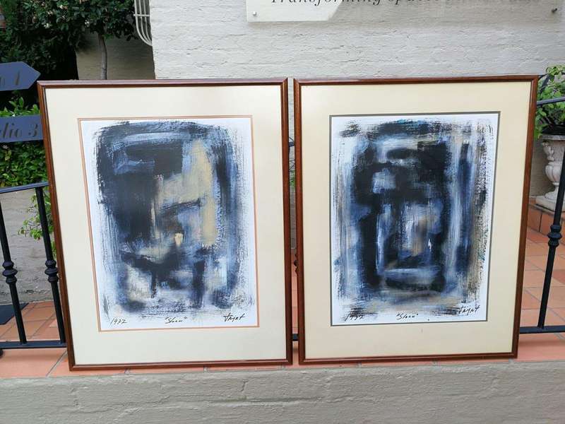 A Diptych Intitled Storm, Dated 1977 ND
