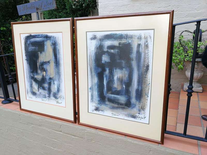 A Diptych Intitled Storm, Dated 1977 ND