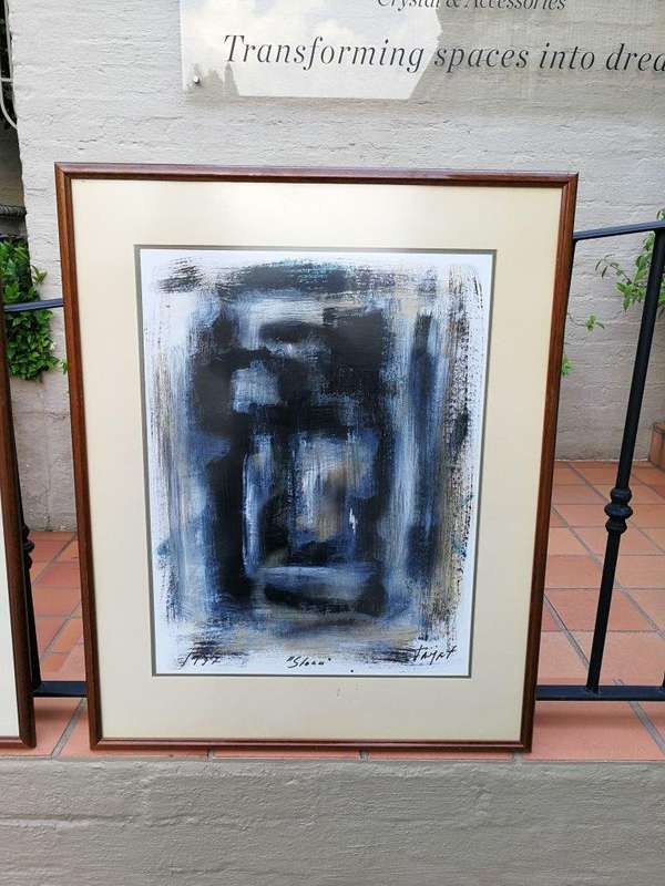 A Diptych Intitled Storm, Dated 1977 ND