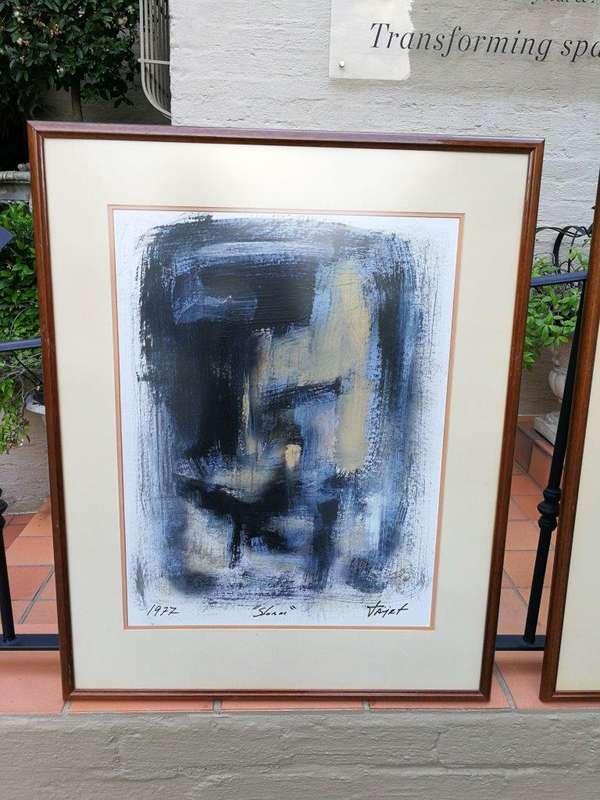 A Diptych Intitled Storm, Dated 1977 ND