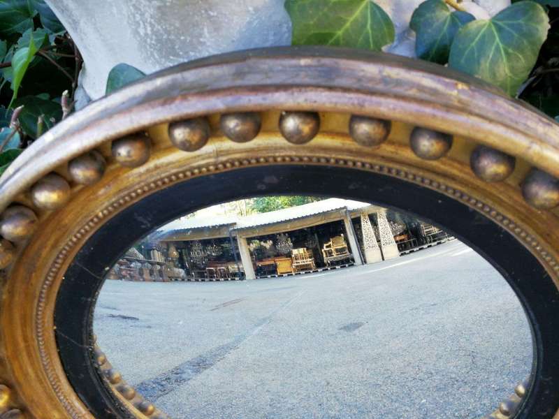 A Regency Gild Convex Mirror ND