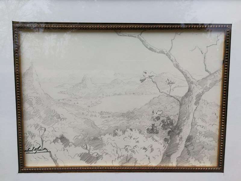 A Pair Of Gabriel De Jongh (South Africa, 1913 - 2004) Pencil On Paper, Signed , Rio De Janeiro S...
