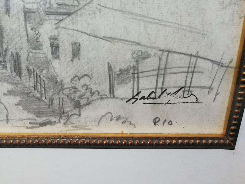 A Pair Of Gabriel De Jongh (South Africa, 1913 - 2004) Pencil On Paper, Signed , Rio De Janeiro S...