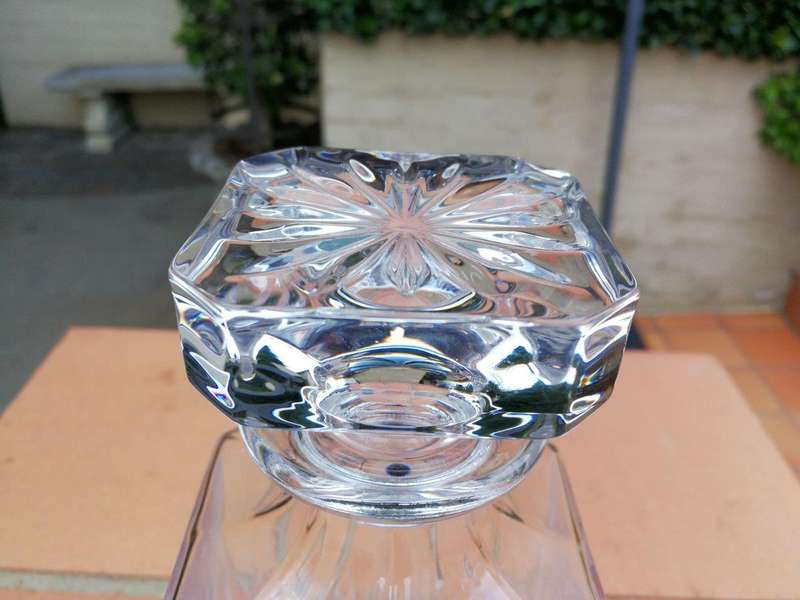 A Set Of Two Cut Crystal Decanters