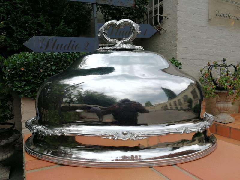 A 20th Century Silver-Plate Food Dome