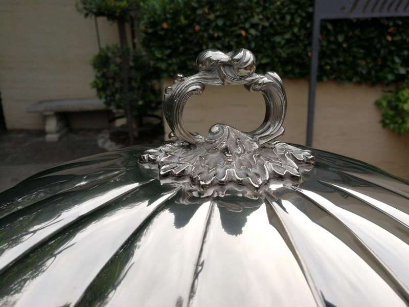 A Silver Plated Food Dome