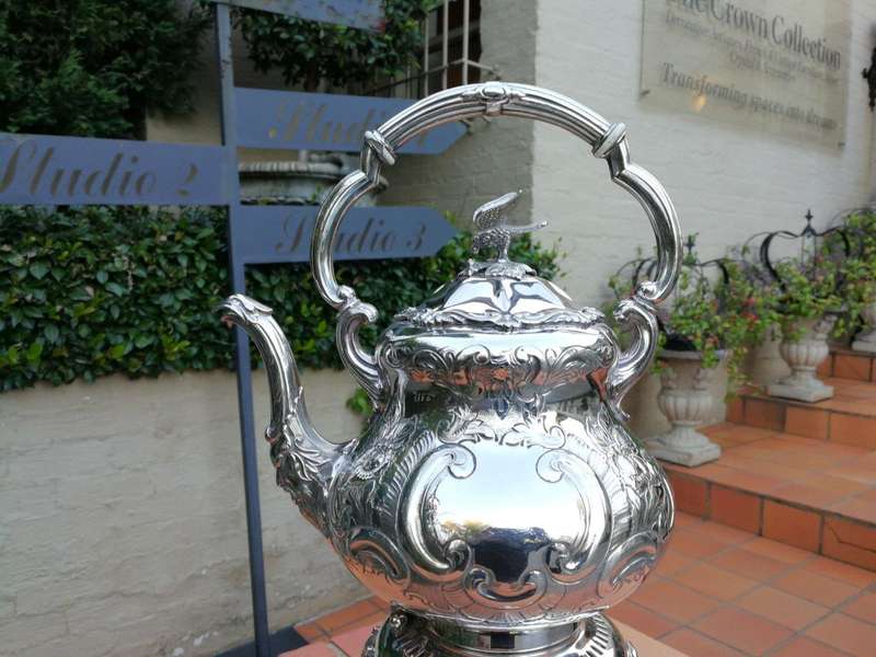A Late 19th Century Electroplate Five Piece Tea Service