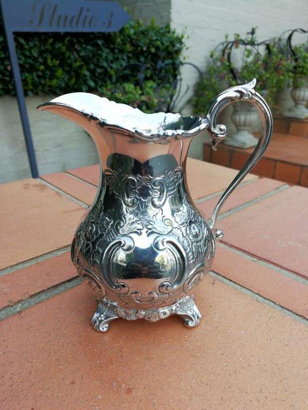 A Late 19th Century Electroplate Five Piece Tea Service