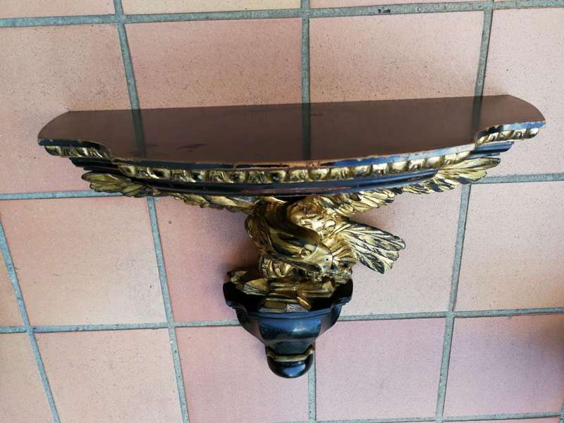 A 20th Century Pair Of Carved Wall Sconces