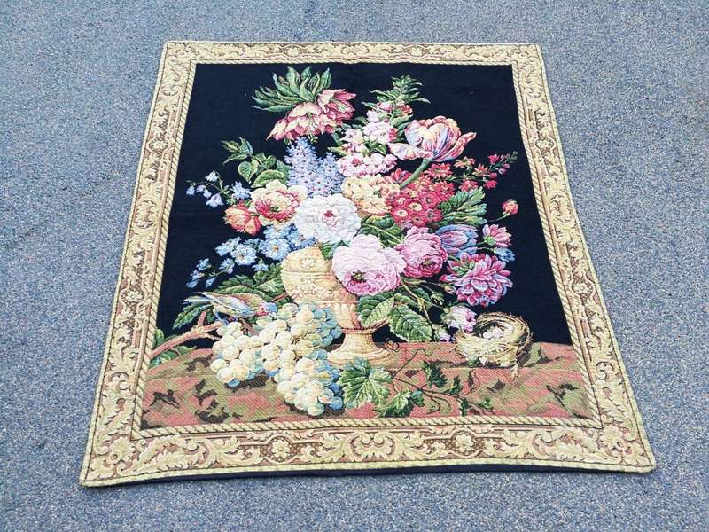 A 20th Century French Floral Tapestry