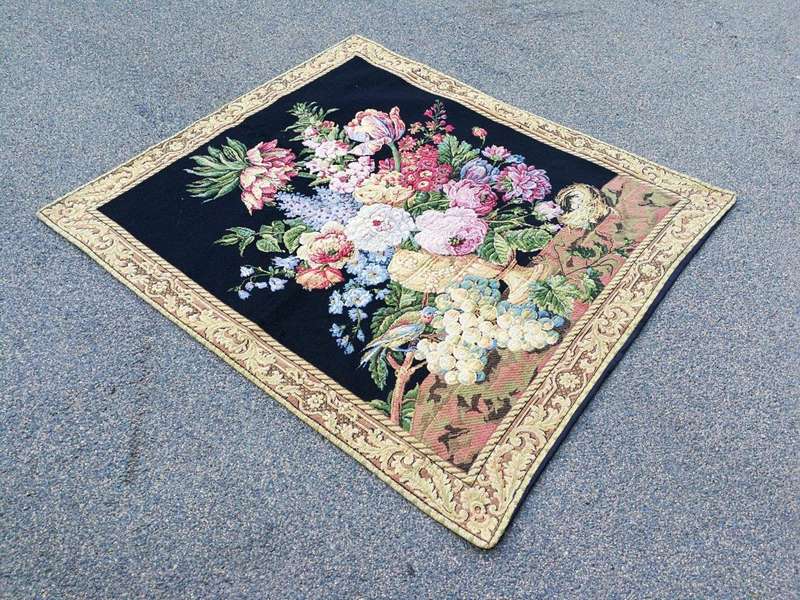 A 20th Century French Floral Tapestry