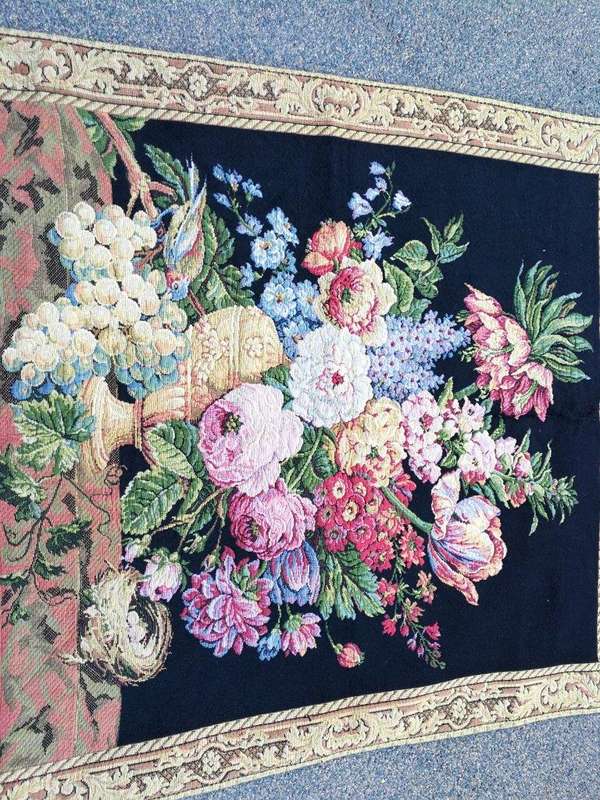 A 20th Century French Floral Tapestry