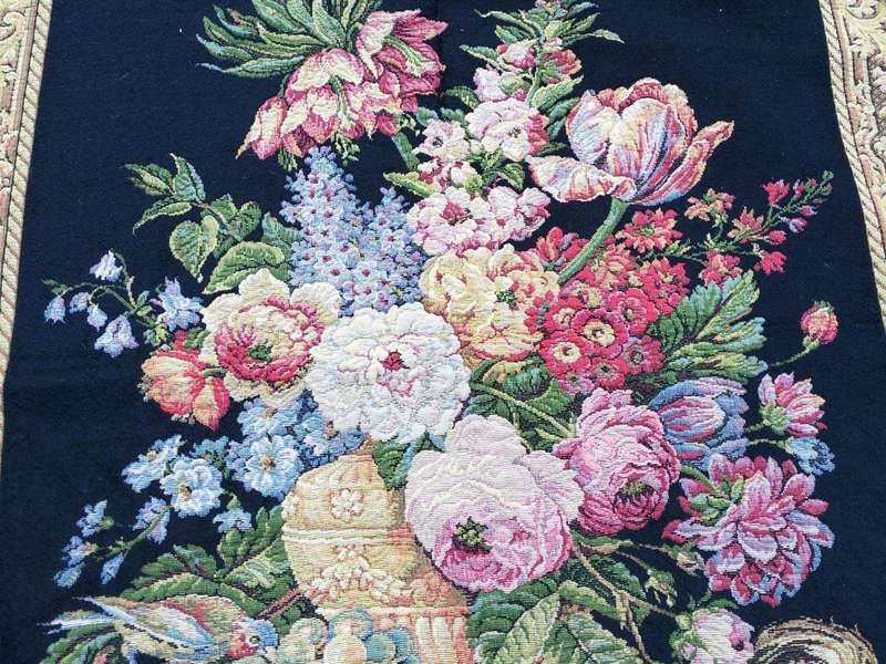 A 20th Century French Floral Tapestry